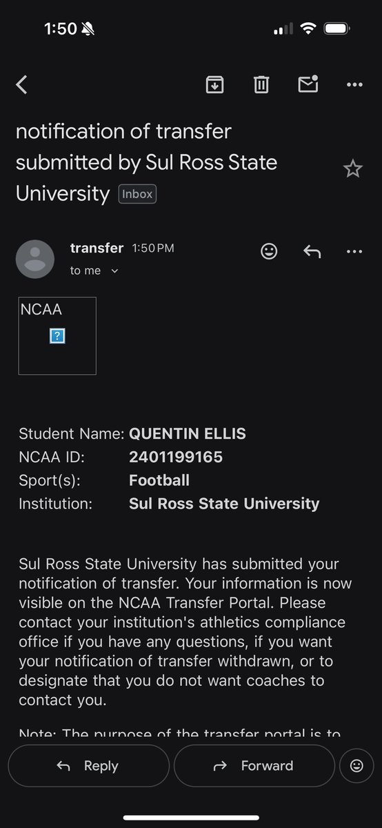QuentinEllis18's tweet image. 𝐎𝐟𝐟𝐢𝐜𝐢𝐚𝐥𝐥𝐲 𝐢𝐧 𝐭𝐡𝐞 𝐏𝐨𝐫𝐭𝐚𝐥 !

📌  Highest graded DB on Former Team
📌 Top 10 in conference play in passes defended
📌 Former starter (True Soph)
📌 1.5 TFLs vs 2 Top 40 FCS schools
📌 445+ snaps played

    #PortalSeason #TransferDB 
             Film below^^^