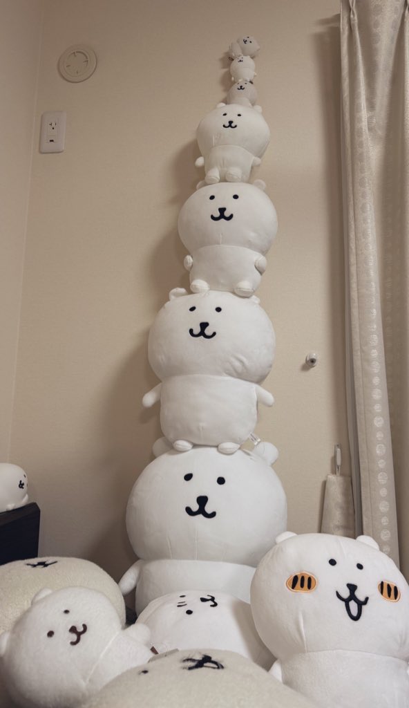 新春くま積み(？)🐻‍❄️🐻‍❄️🐻‍❄️🐻‍❄️🐻‍❄️🐻‍❄️🐻‍❄️　#くま積みチャレンジ