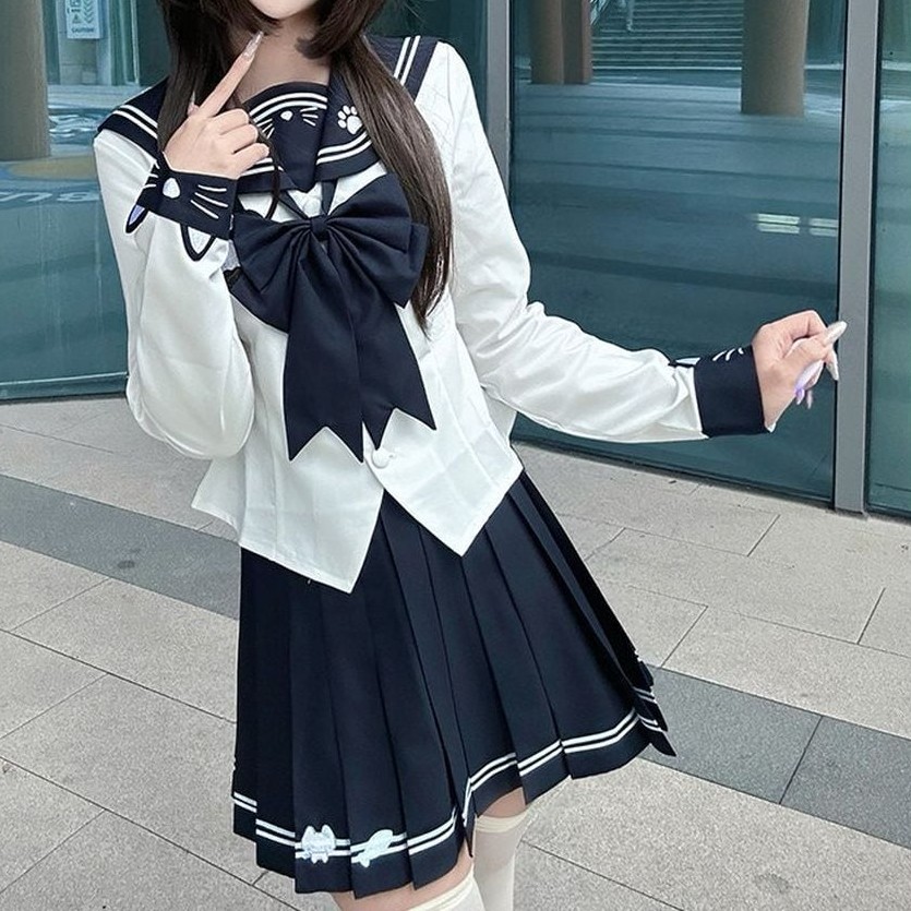 アイテムの詳細はこちらです❣ にゃんこツインズセーラー服セット