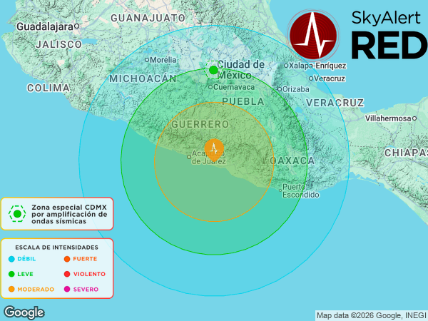 SkyAlertMx's tweet photo. #SismoFinalizado
  Intensidad 🟡“MODERADO”🟡 en #CruzGrande, Gro.
  Recibiste la #AlertaSísmica si estás dentro de los radios de alertamiento.
  Descarga #SkyAlert: https://t.co/utcJz1LFMg
  08:17:49 - 02/01/2026 https://t.co/QFgQVplVP9
