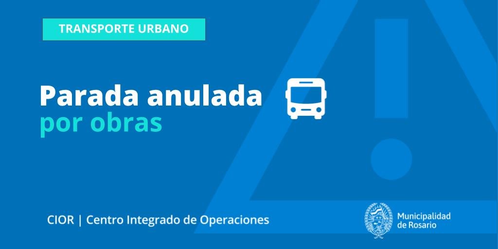 #Tránsito | Parada anulada Sarmiento y Riobamba por obras.
Parada habilitada: Sarmiento y la Paz
Líneas Afectadas: 110, 140, 134 y 135