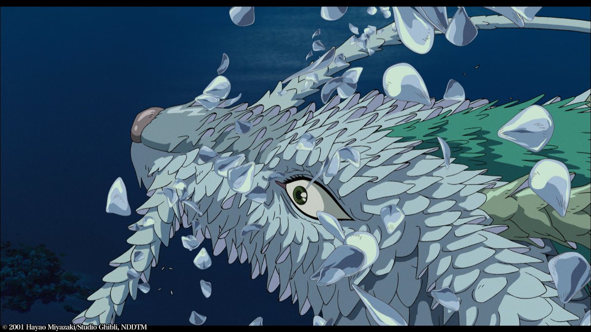 千尋「その川の名は……
その川はね、コハク川……
あなたの本当の名は、コハク川」

#千と千尋の神隠し