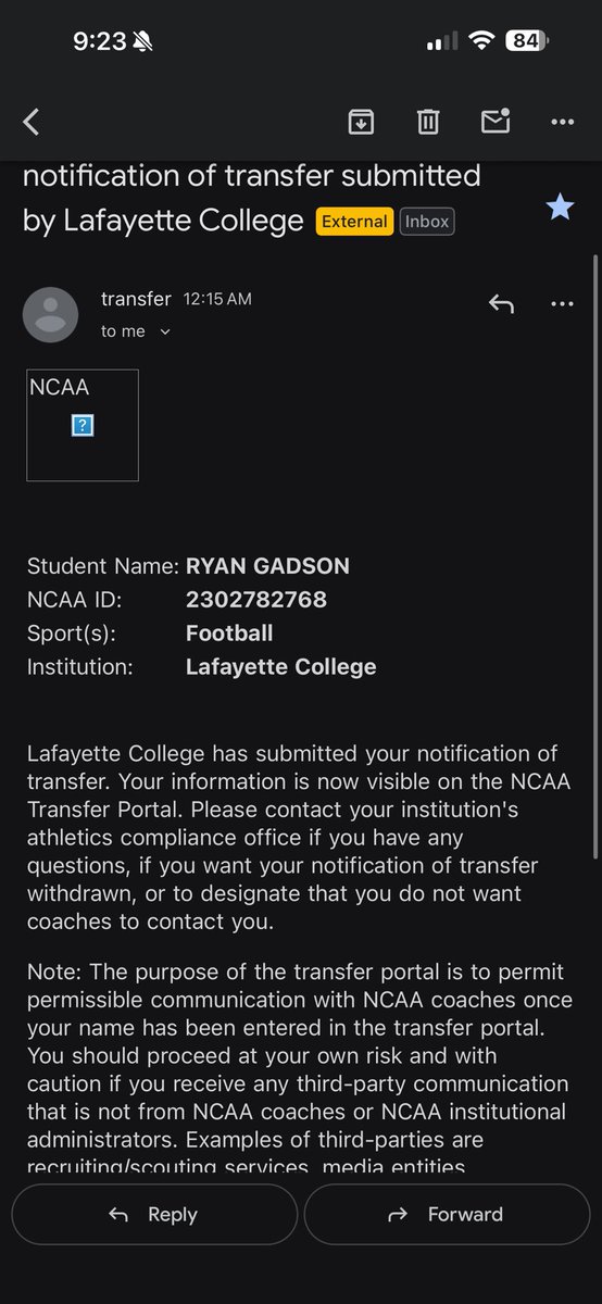 RyanGadson3's tweet image. Official!