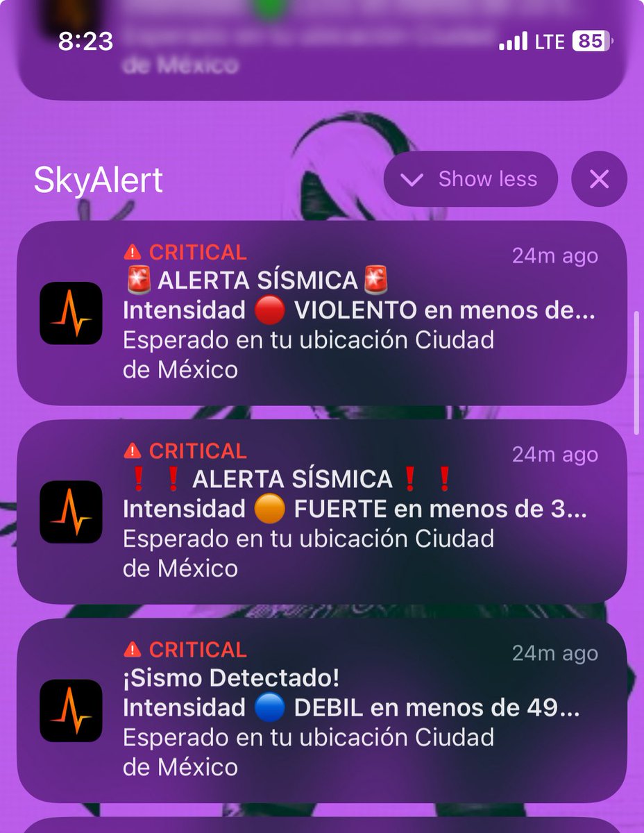 Gracias <a href="/SkyAlertMx/">SkyAlert</a> Fue suficiente anticipación para buscar un lugar seguro 👏🏻👏🏻👏🏻👏🏻 súper confiable!!!!