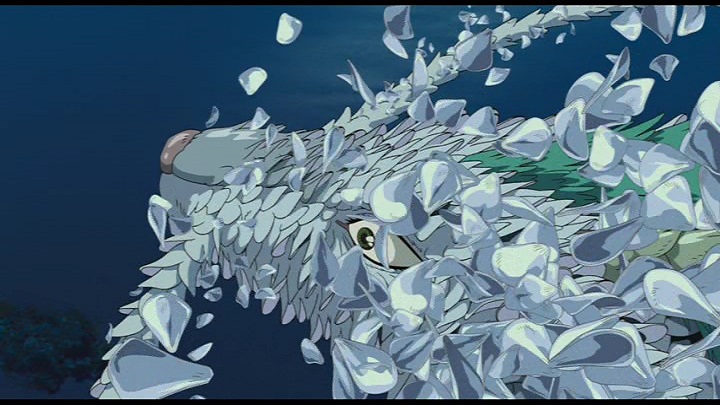 ハク竜のウロコが舞い落ちる音は、愛知県の山口雲母工場が提供した雲母