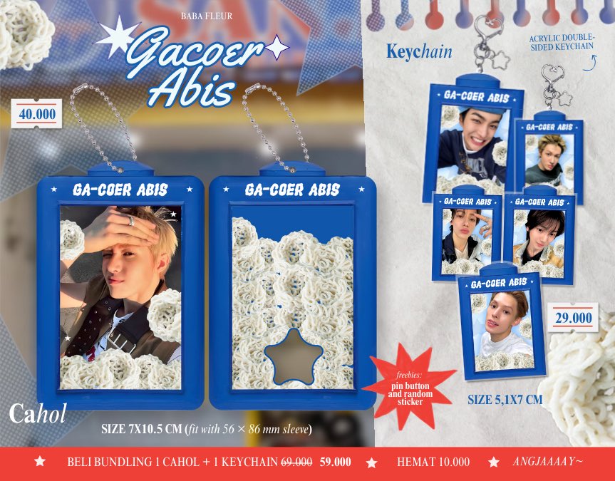 baba_fleur's tweet image. [likes &amp;amp; rts are very appreciated💙]

Hi, We're opening a BATCH 2 Pre-order for the kaleng coerupuk keychain and Cahol☆
'Gacoer Abiez'

🗓️Open until 10 Jan '26
🔗 bit.ly/3N3f1Cm
📦 Shipping from East Java, Ina

#Cortis #Martin #Keonho #James #Seonghyeon #Juhoon