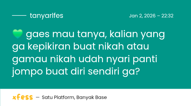 💚 maaf sender kepikiran gini 🥹🙏