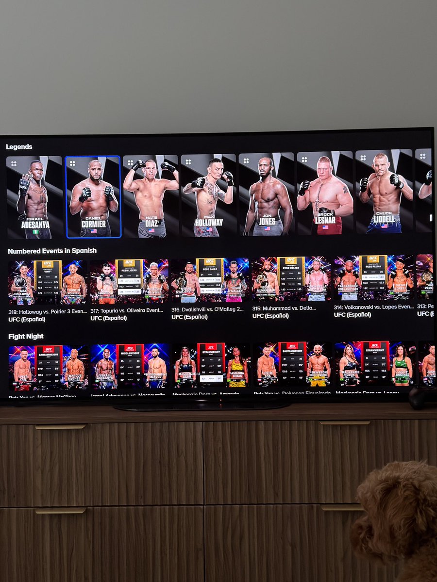 dirty_24O's tweet image. Paramount added the basically the entire UFC fight catalogue today 👀 

what we watching chat