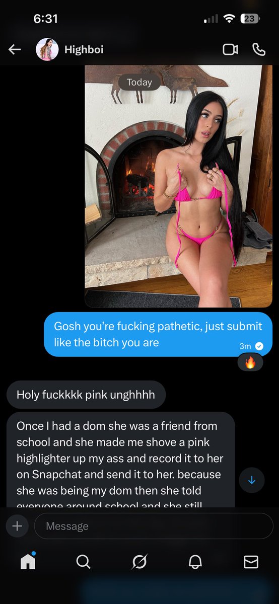 paulty67's tweet photo. Made @Highboiihnp submit like a little bitch, all you have to do is show them some pink and he’ll submit to you like the good little boy he is. He acts like he wants to win but deep down he likes submitting and telling that embarrasing story of his #wankbattle ambush me #wankchat https://t.co/wEtW6woYTk