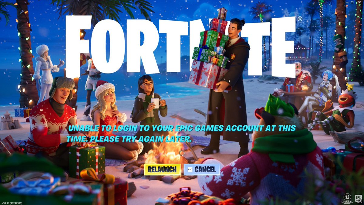 Roy_Bee1's tweet photo. @FortniteStatus It was this problem, but now I can login https://t.co/fkigrn34xm