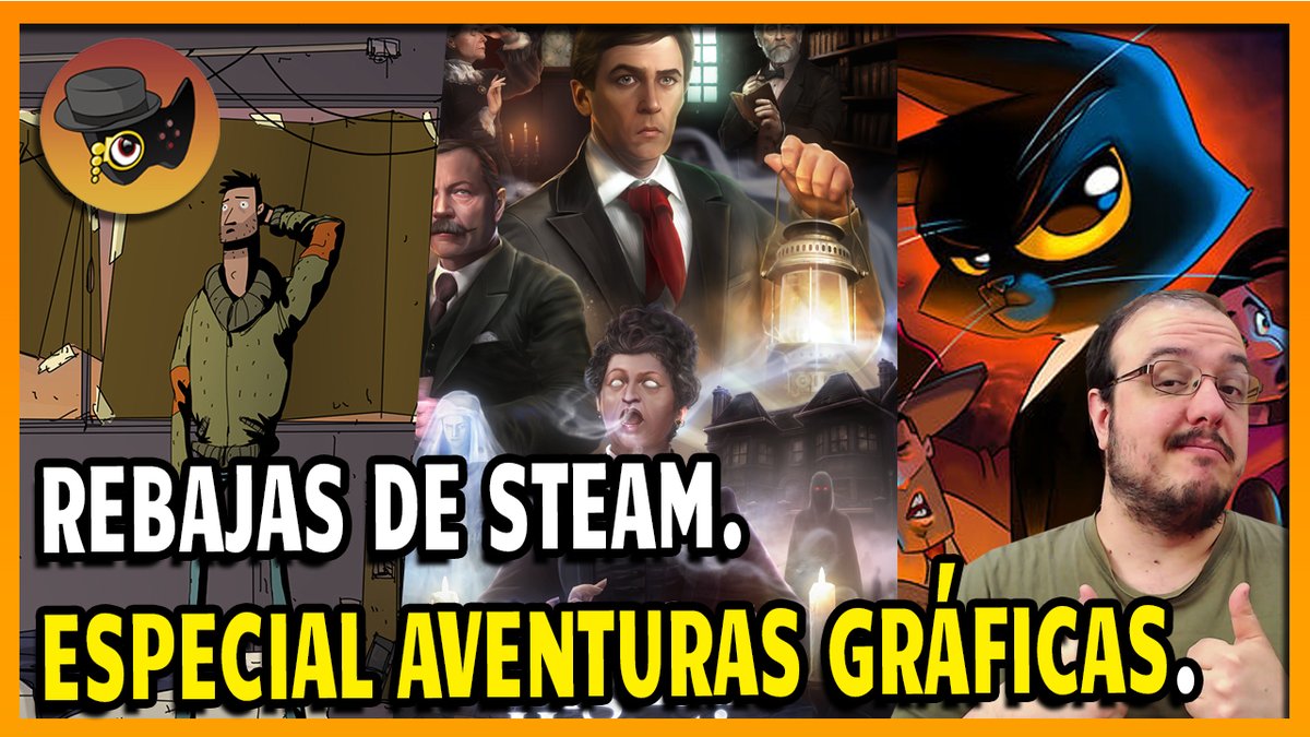 REBAJAS STEAM: ESPECIAL AVENTURAS GRAFICAS MODERNAS.
youtu.be/cW9TyAq52Jc