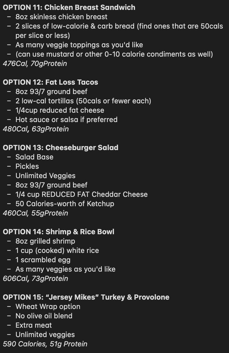 AskCoachKev's tweet photo. 4.) HIGH PROTEIN ALWAYS.

Protein will keep you FULL, for fewer calories, and ensure you don't just lose "weight", but FAT.

- Aim for 1g of protein per lb of current bodyweight

Use these 20 meals to make it happen: https://t.co/8FiNxqQlLk