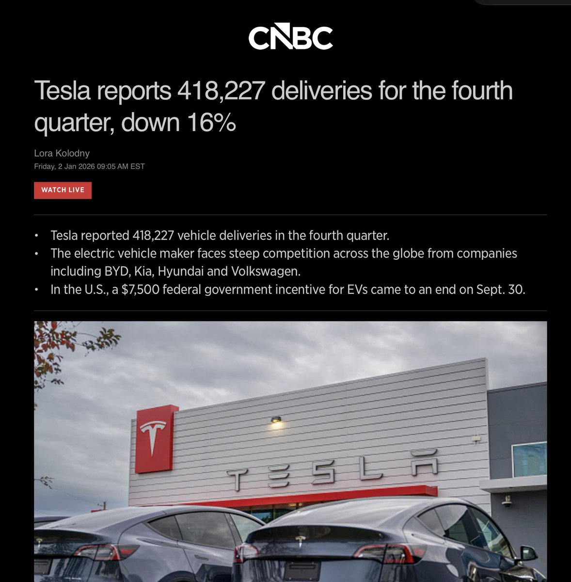jimstewartson's tweet image. Tesla is a shrinking, mismanaged car company losing market share—and trading at over 300X earnings.

Optimus is a remote-controlled demo, not a product.
FSD robotaxis = Mars colonies.
The “Technoking” is an actual Nazi.