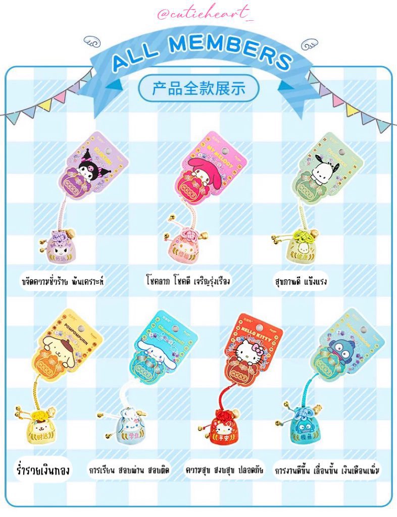 cutieheartt_'s tweet image. เครื่องราง sanrio ลิขสิทธิ์แท้ 🌟 ของจริงน่ารักมาก 
น้องเป็นถุงอ้วนๆ กลมๆ อันละ 129.- (มจ 50฿) 2 อัน 
ส่งฟรี ห้อยแล้วดีมาก🍒

#ตลาดนัดซานริโอ้ #ตลาดนัดsanrio