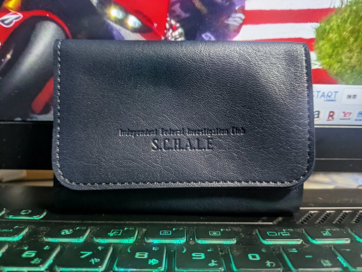 整理してて久しぶりに取り出したるはこれ シャーレの名刺入れ、周年の