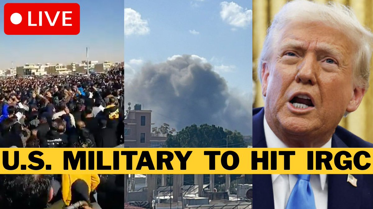 🚨 LIVE: Trump Prepares U.S. Troops To Rescue Iranians From IRGC

WATCH: youtube.com/live/n727sWglx…