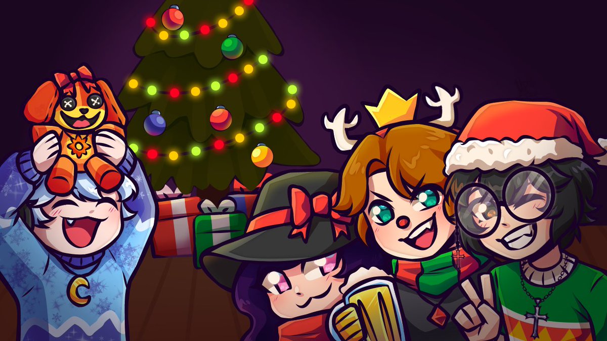 No había publicado el dibujo por acá, Pero feliz año nuevo, ya que ya no es navidad y también porque me atrase XD, espero que este año empiece bien para mí y para todos ustedes chavales!
(Me acabo de dar cuenta que Twitter está baneado en Venezuela ;-;)

#2026year