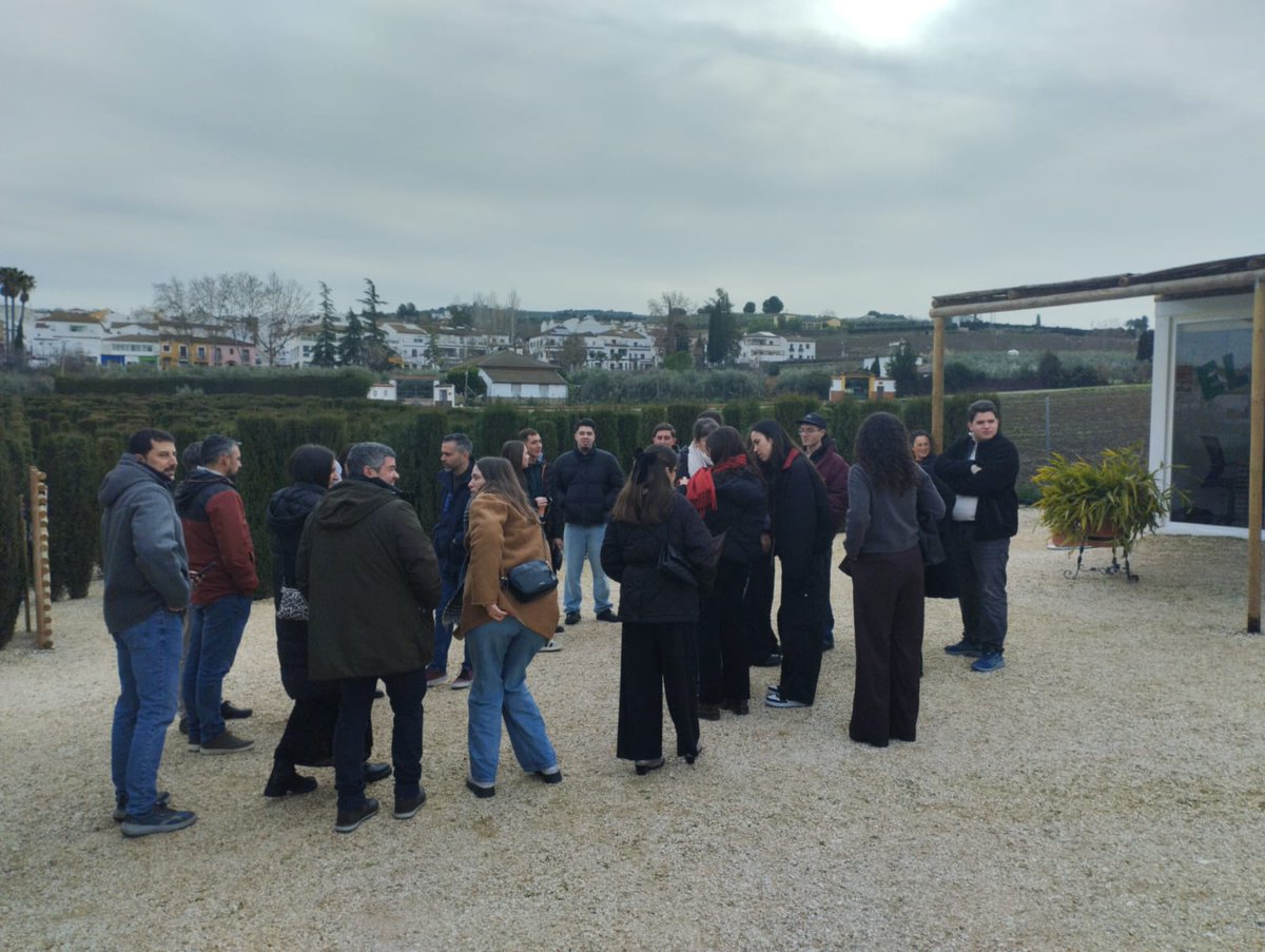 Hoy nos visitó este maravilloso grupo del pueblo de Cartajima, Valle del Genal, Serranía de Ronda.