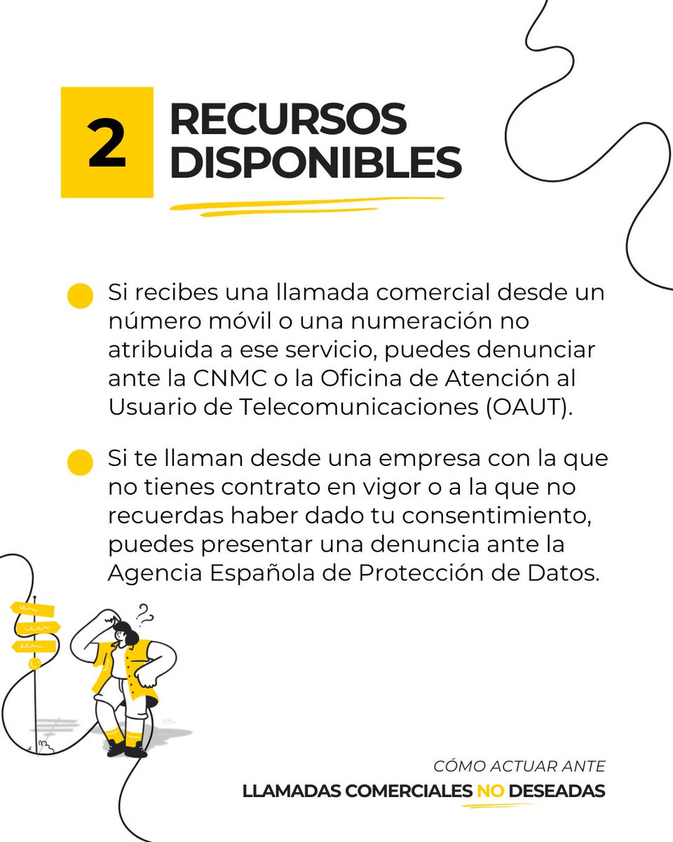 En estas fiestas, y siempre, tienes derecho a poder identificar quién te llama, y sobre todo a decidir si quieres contestar.  

Conoce los recursos a tu disposición para saber cómo actuar ante llamadas comerciales no deseadas y atender solo las que realmente te importan.