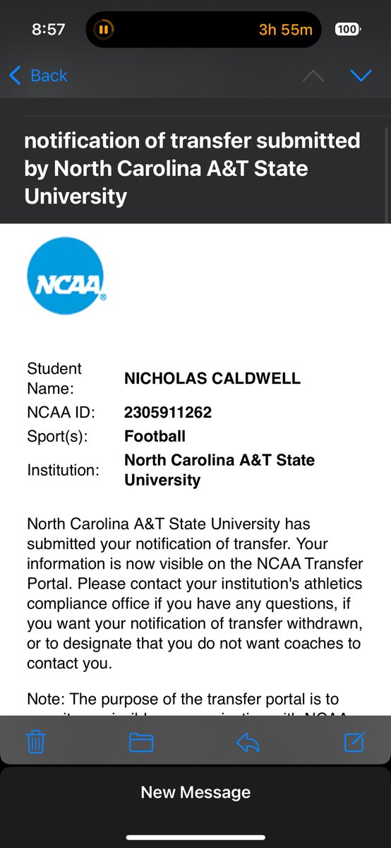 n1ckcaldwell's tweet photo. Officially in the transfer portal!
5’10 175 CB/SLCB
4.5 Verified
Technician 🔒
4 years of eligibility remaining 
336-686-0050 https://t.co/hCU7hGCroT