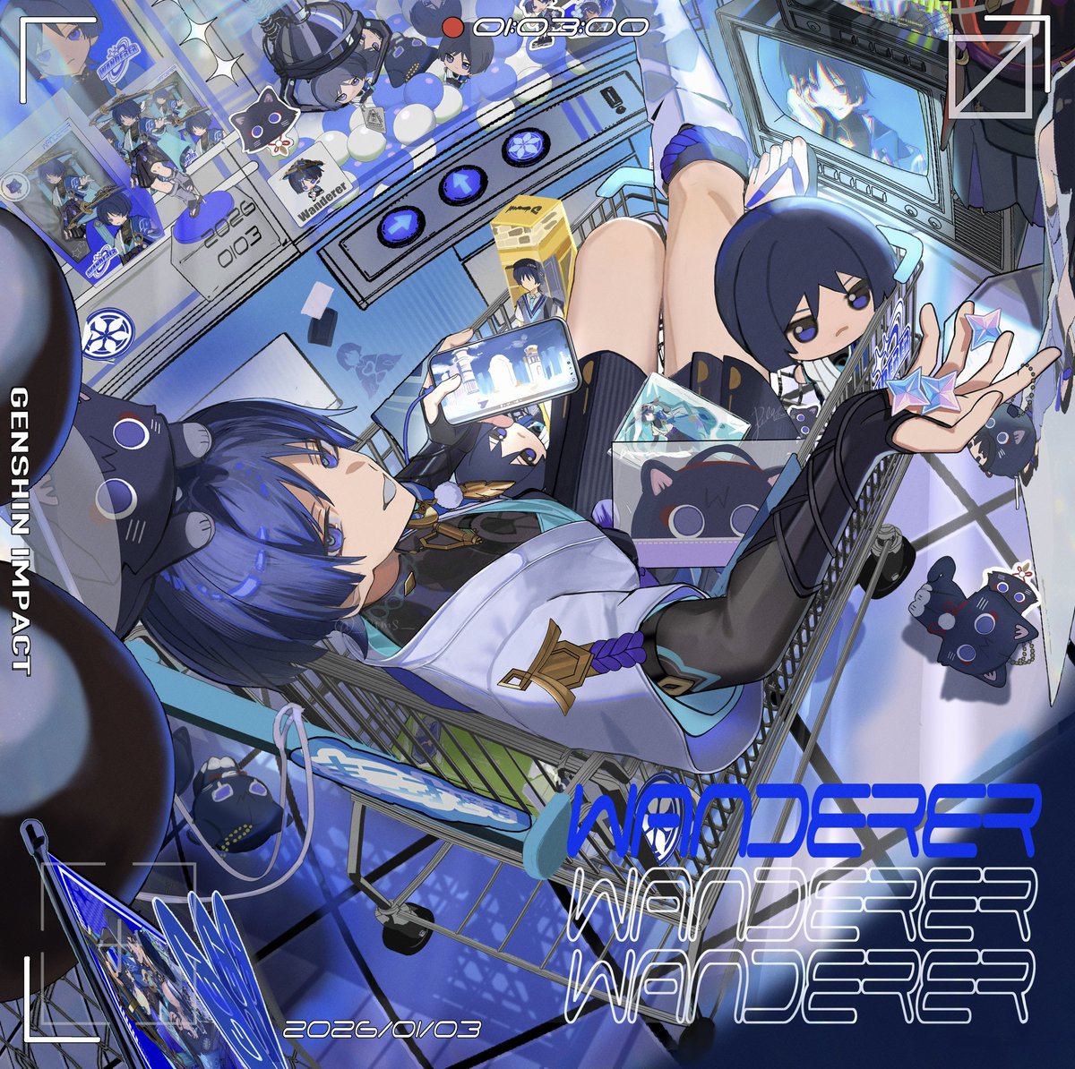 🌀ʜᴀᴘᴘʏ ʙɪʀᴛʜᴅᴀʏ ☂️

 #放浪者生誕祭2026
 #GenshinImpact  #wanderer