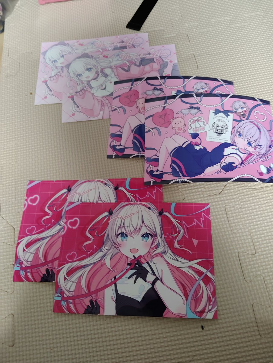 ローソンプリントの結目ブロマイド、2Lサイズ印刷するたび同じ絵柄2枚