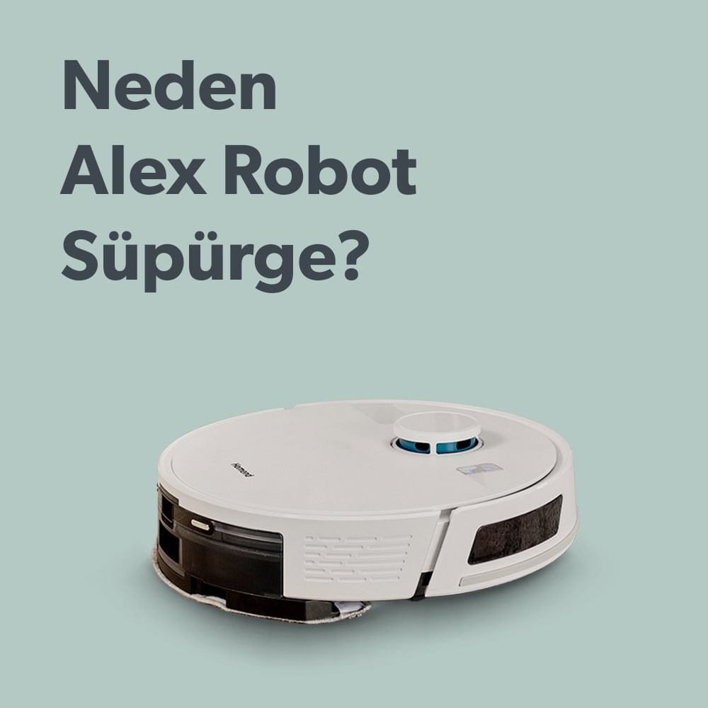 HomendTurkiye's tweet image. Neden Alex Robot Süpürge?
Çünkü bize göre temizlik işiniz değil, keyfiniz olmalı.

#Homend 
#AlexRobotSüpürge
#Temizlik