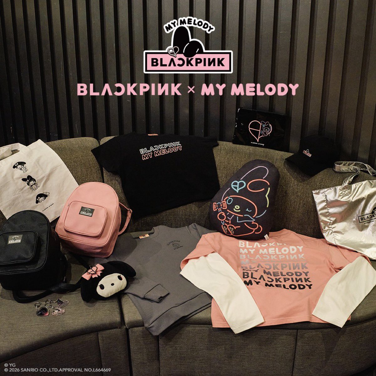 BLACKPINK x マイメロディ スペシャルコラボコレクションが国内1月8日