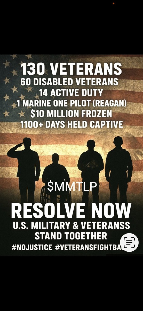<a href="/annvandersteel/">Ann Vandersteel™️</a> <a href="/mmtlpwarrior1/">Torch</a> <a href="/Mrcryptoxwhale/">Mr. Crypto Whale 🐋</a> <a href="/NoLimitGains/">NoLimit</a> Image the heartbreak of these Veterans. MMTLP