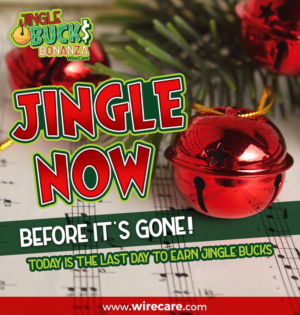 Santa’s back at the North Pole, the tree’s at the curb, and the Elves are on vacation but you’ve still got ONE. LAST. DAY. to earn Jingle Bucks. Make it count. Any Jingle Bucks you earn today will stick around until February 15, 2026!