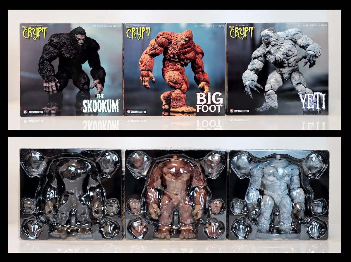 Coming soon】LooseCollector's The Crypt : Bigfoot vs Yeti with