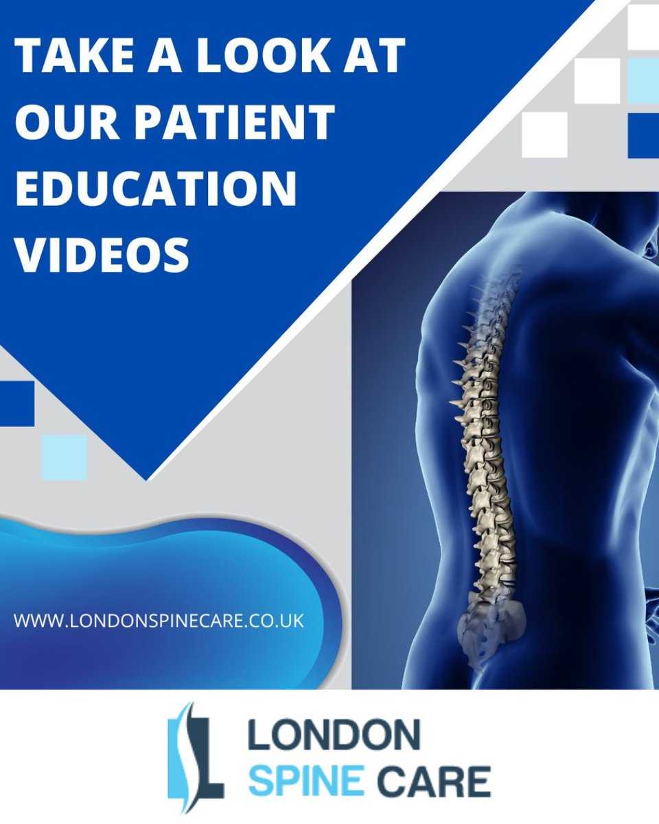 Our video animations provide information about various medical conditions including anatomy, symptoms, and treatment procedures in presentations that are simple and easy for patients to understand.
Take a look here - londonspinecare.co.uk/patient-educat…
#LondonSpineCare #SpineCare