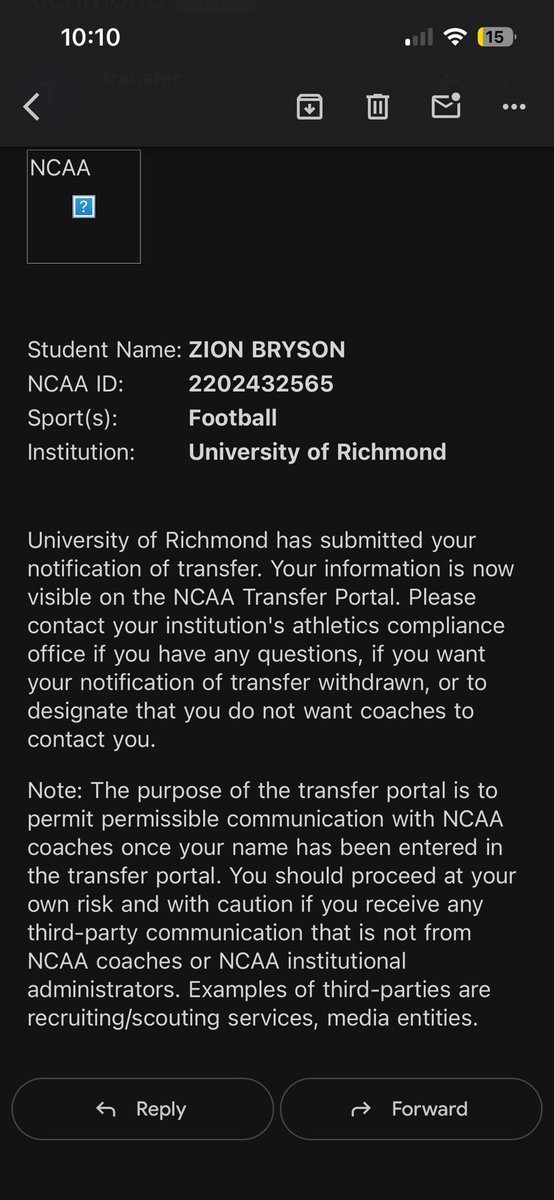 I am officially in the transfer portal.

Grad transfer with 2 years of 
eligibility left.

May 2026 Graduate. 

DM’s are open