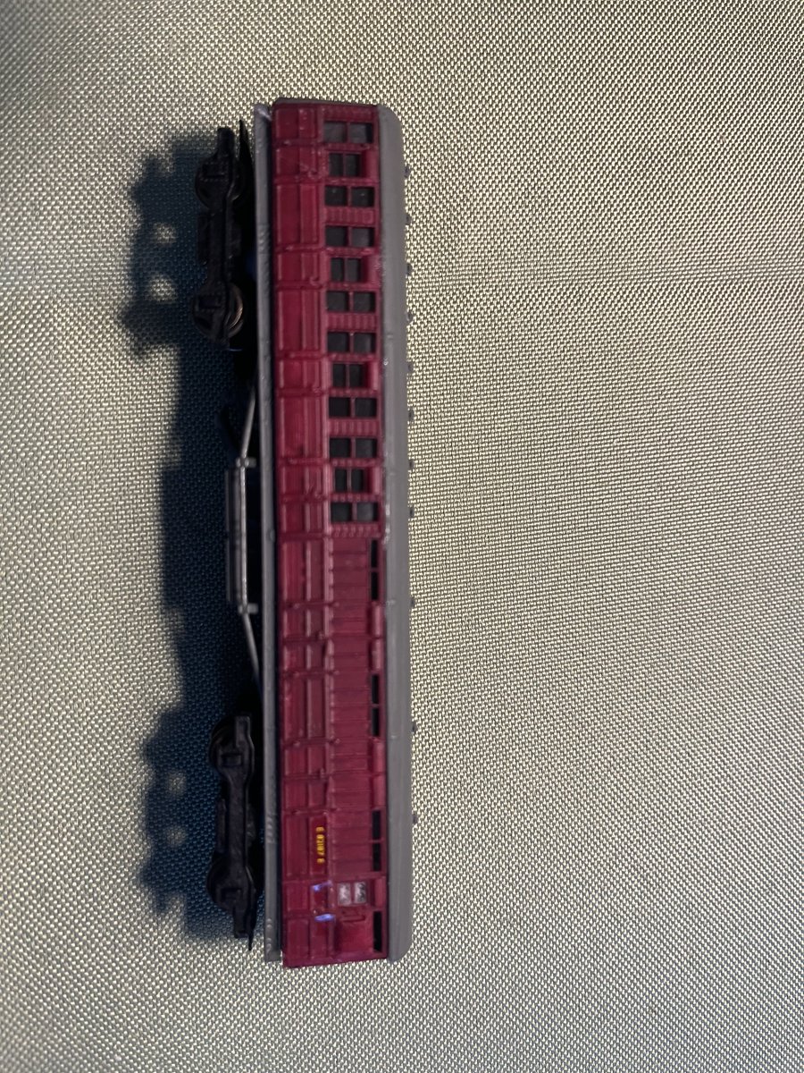 A few final touches, buffers to fit and the first 2mm Gresley suburbans nearly ready to go