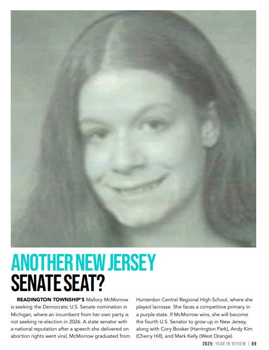 adamwren's tweet image. The @TheNJGlobe touts the possible selection of a fourth New Jersey-born senator if @MalloryMcMorrow wins in November. newjerseyglobe.com/year-in-review…