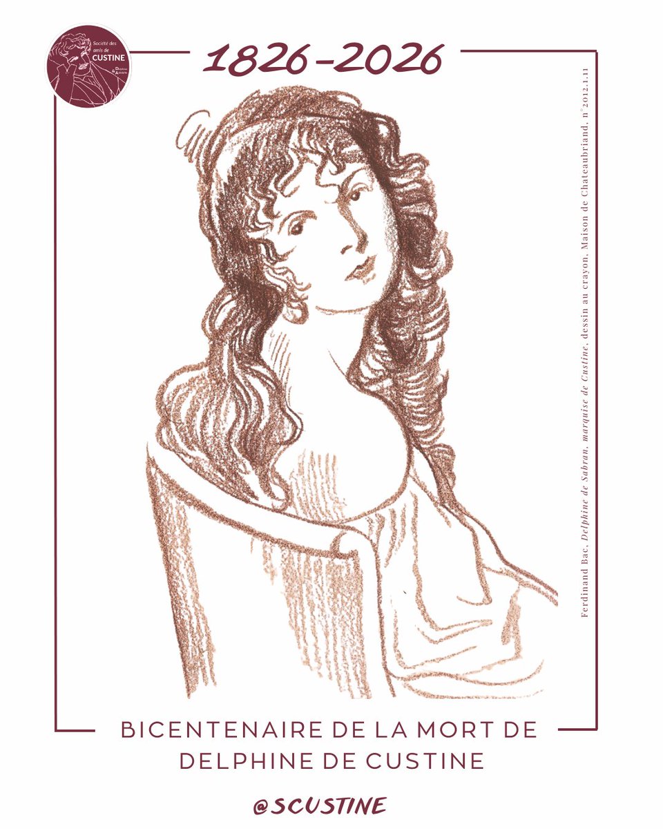 SCustine's tweet image. ✨ La Société des amis de Custine vous adresse ses vœux pour l'année 2026.

« Nous commençons une autre année. Dieu veuille qu’elle soit meilleure pour toi comme pour les autres, car tu ne peux pas te piquer d’être heureuse. » — Elzéar de Sabran à sa soeur, 2 janvier 1792