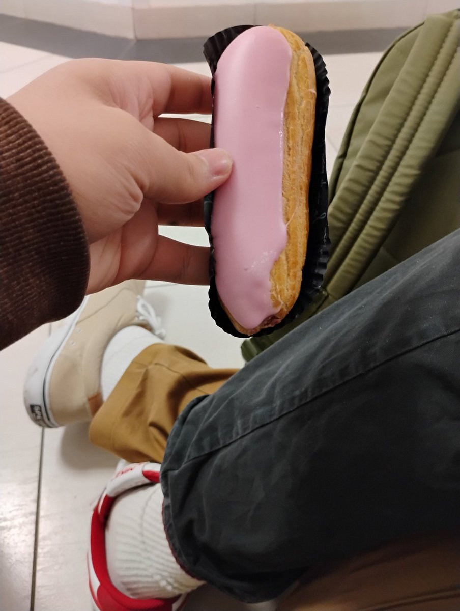 French eclair with my French wife