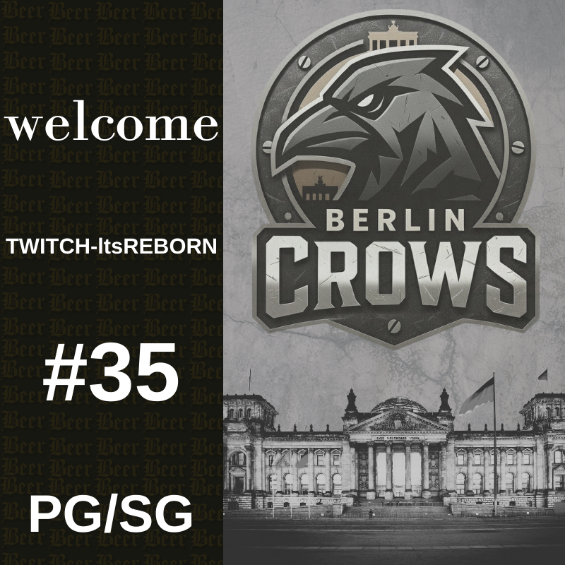 KW5Crows's tweet image. Our first signing for the upcoming @KW5_EU season
 is @REBORN1of1 🔥 
He will fill our starting PG position
🐦‍⬛Welcome to the crow family🐦‍⬛
@KW5Crows
