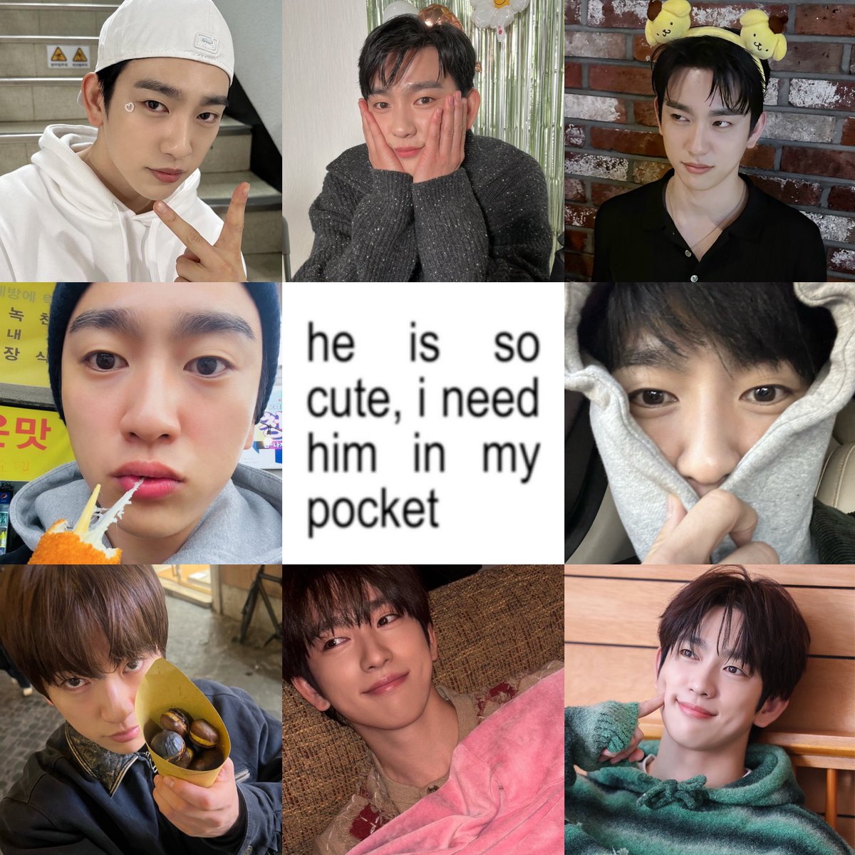 nveong's tweet image. pocket sized jinyoung