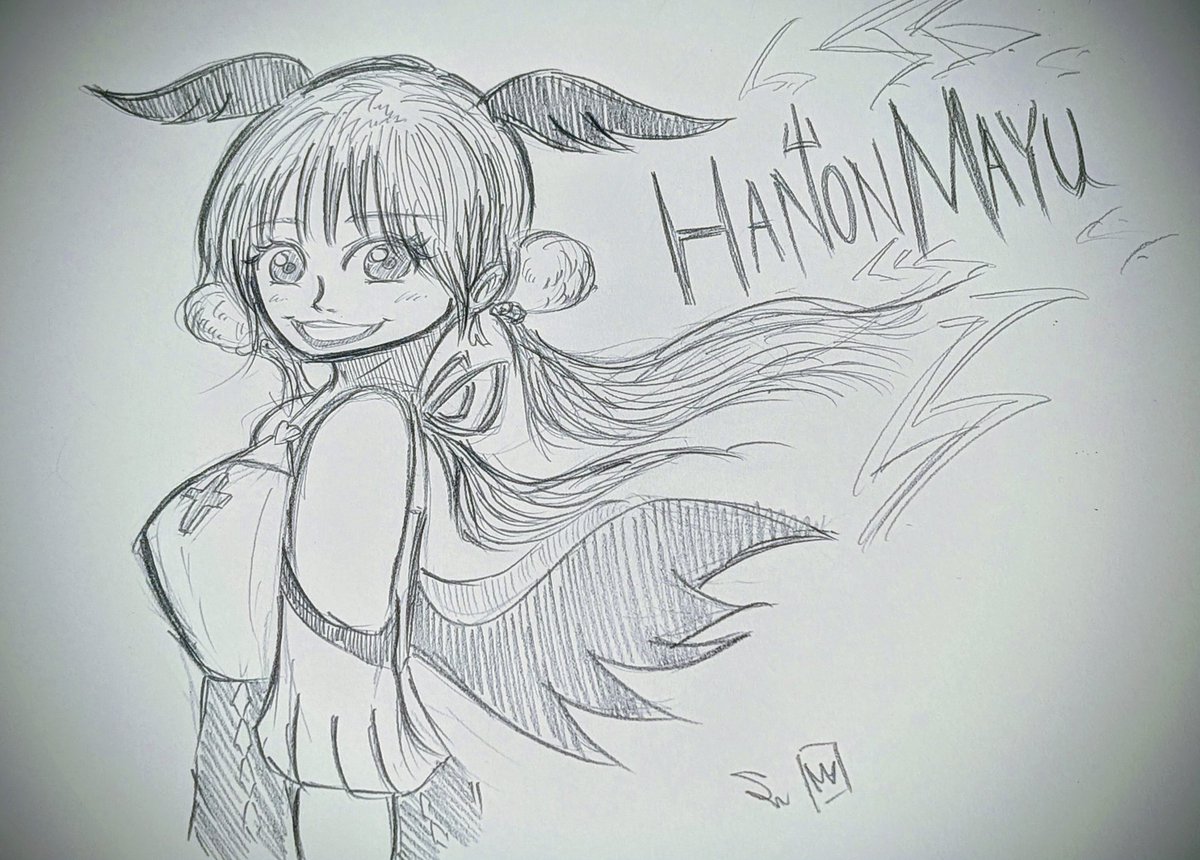 なんとなく描いた。 #はのんまゆ