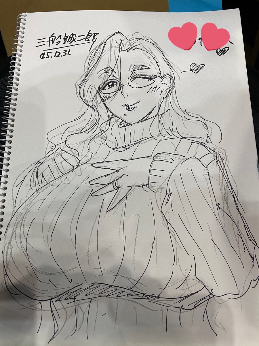 コミケで描いたスケブ。 