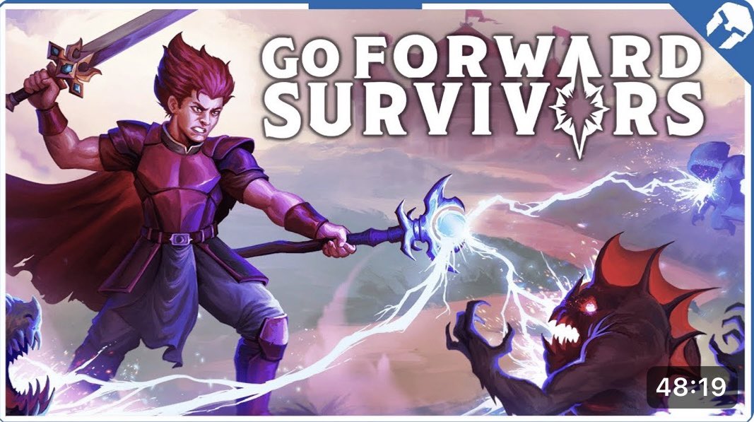 TwitchMasther10's tweet image. 🎬 Nuevo vídeo en Youtube sobre @Jason_TianMing #goforwardsurvivors
📷 Excelente Roguelike Survivors donde Potencias a tu personaje con mejoras constantes y forja una build única combinando libremente armas, objetos y gemas.
👇 Dejo enlace en el primer comentario.