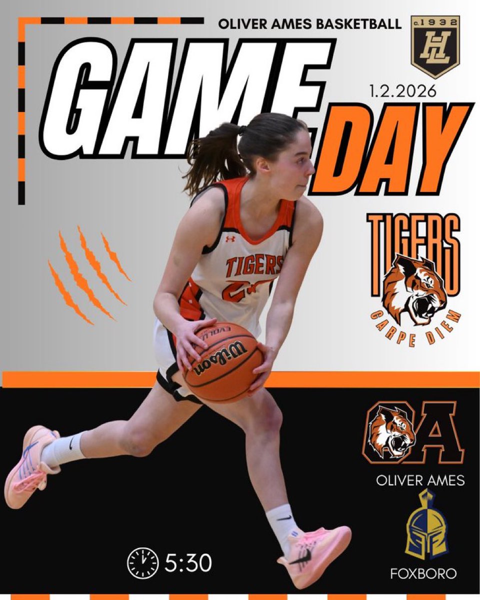 OAtigersGBB's tweet image. GAME DAY

🆚 @FoxboroWarrior
⏰ JV 4pm, Varsity 5:30pm
📍 Foxboro High School
🖥️ fcatv.org

🐅🏀
@OAHSTigersports @boosters_oa