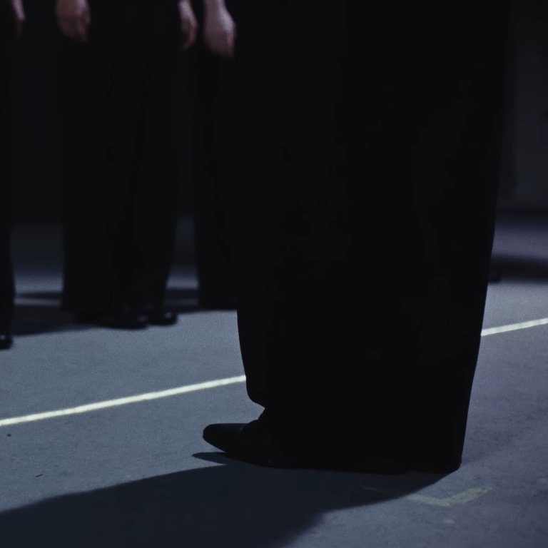 hotyapper's tweet image. maybe im reading too much into it again but I love the 'fine line' between seonghwa &amp;amp; the female dancers which he boldy crosses over symbolzing how he's said multiple times that he believes clothing is genderless &amp;amp; how him embracing femininity resulted in inspiring individuality