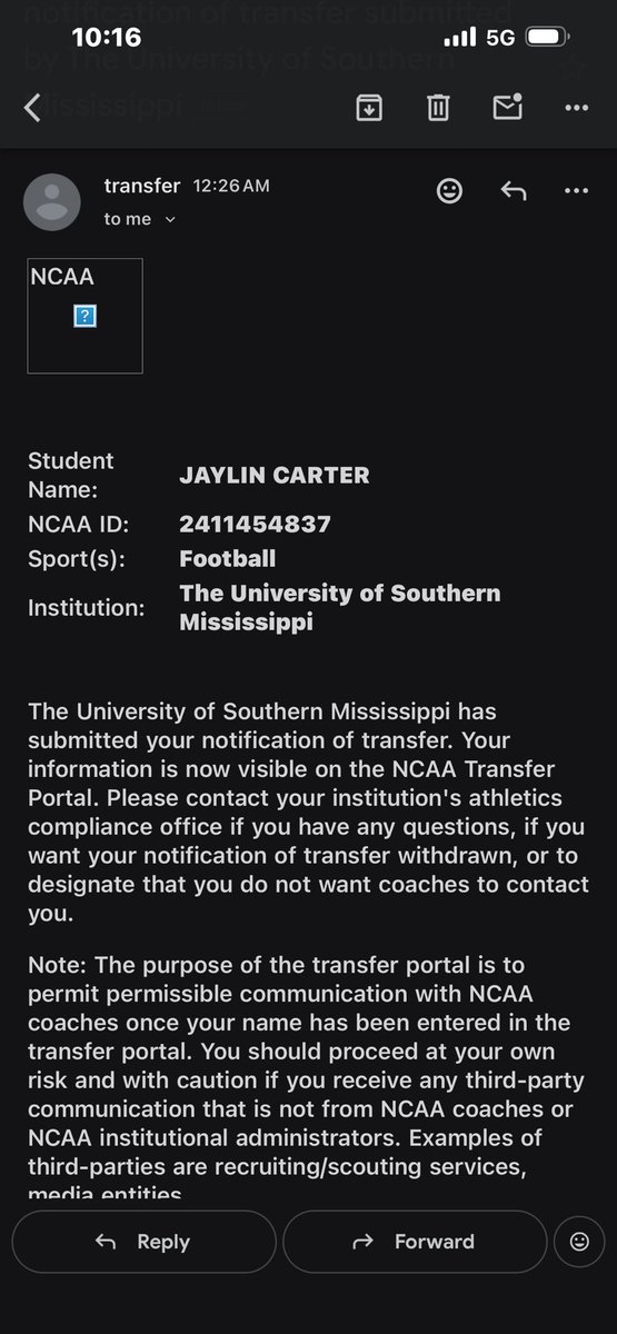 Jaylin Carter tweet media