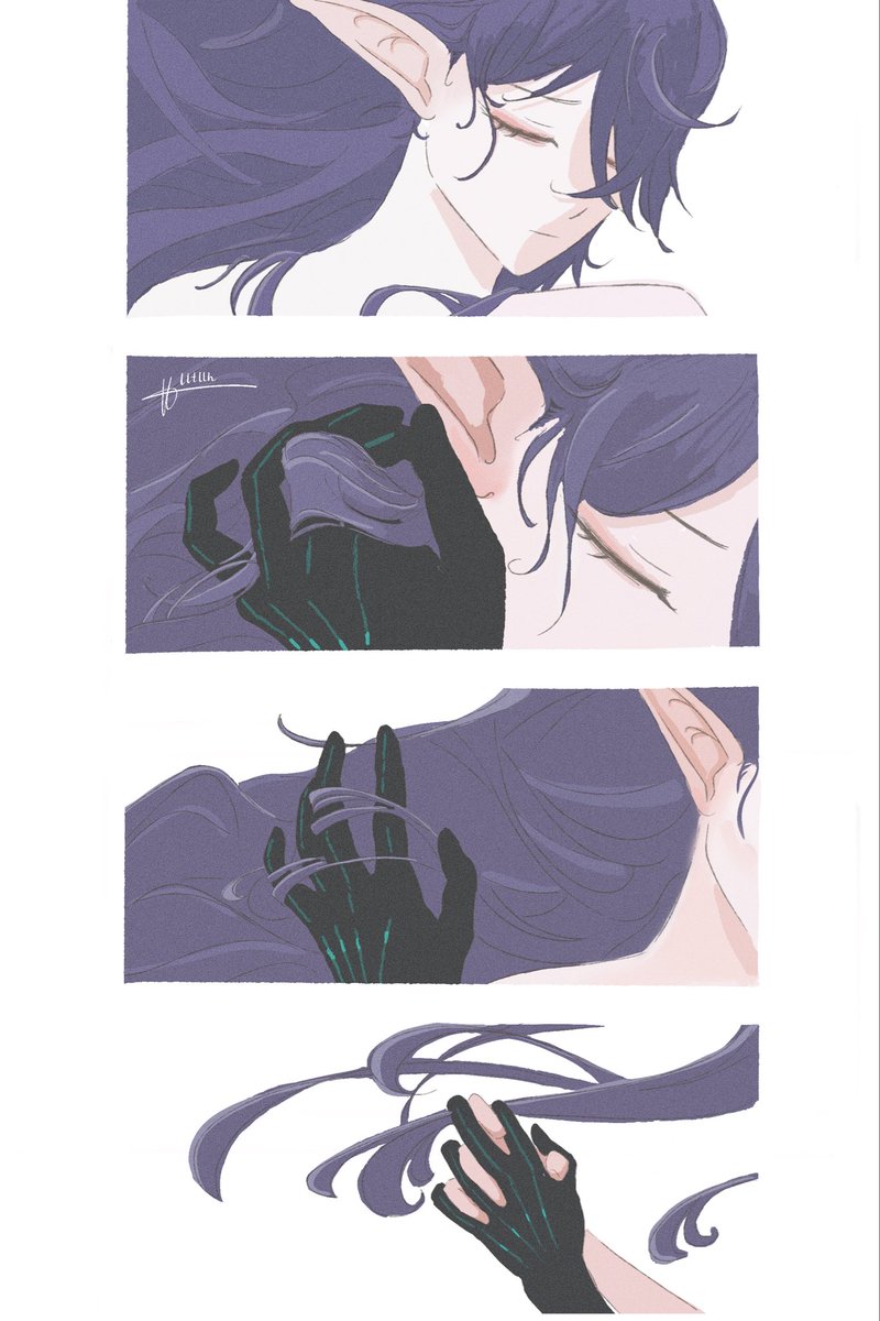 hlltrnh's tweet image. all #laufer multi-panel i drew in 2025 before i start new ones