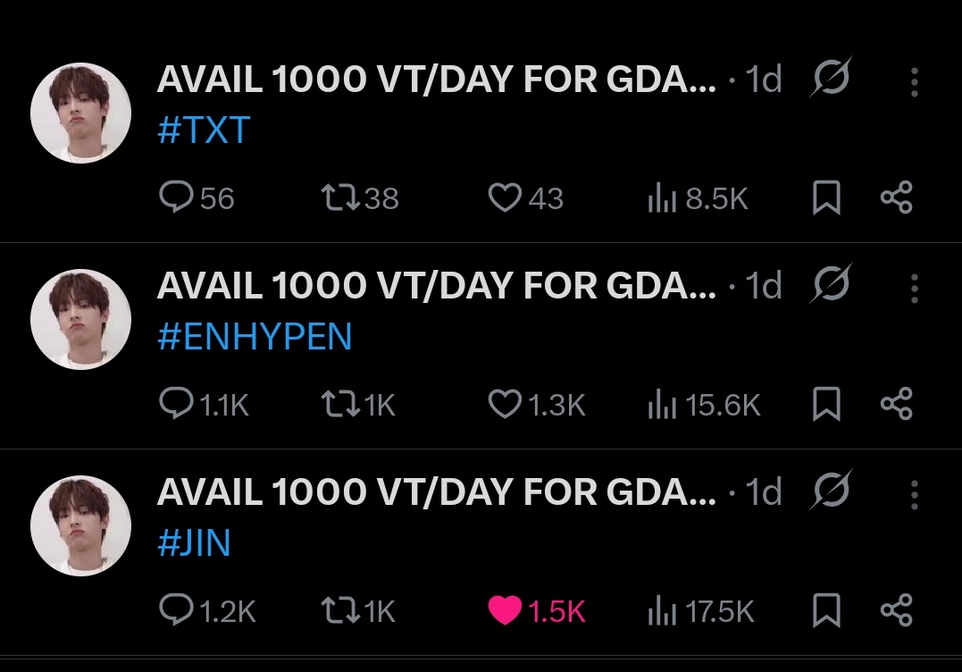 🎉 PRIZM - 40TH GOLDEN DISC UPbit - Male Medal Award  GIVEAWAY WINNERS! 🎉

Congratulations to the winners!
​🥇 #JIN  — 30 Votes 

We’ll be casting the votes tomorrow! Thank you all for participating! ✨