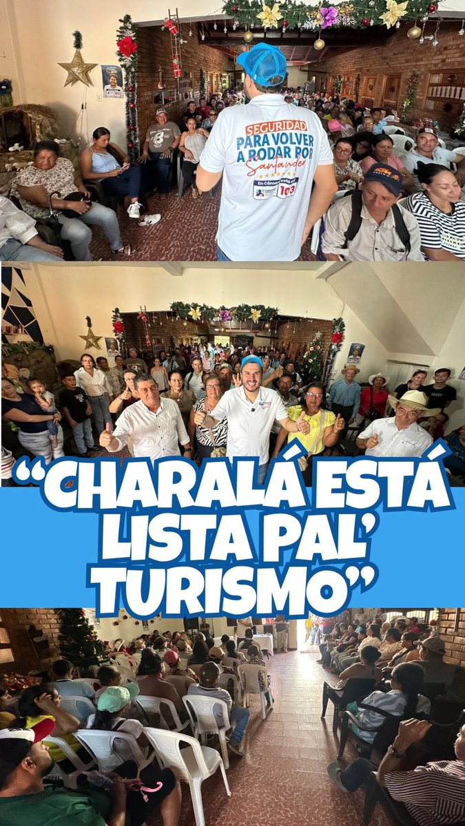 📍🗺️Charalá y toda la Provincia de Guanentá tienen algo que no se puede perder: una cultura viva 📜🏛️. 

Mi visión es clara: cuidarla e invertir en ella para impulsar el turismo 🙋🏻‍♂️⬆️. Porque cuando se cuida la cultura, el turismo crece de verdad: llegan visitantes 🧳, se mueve la