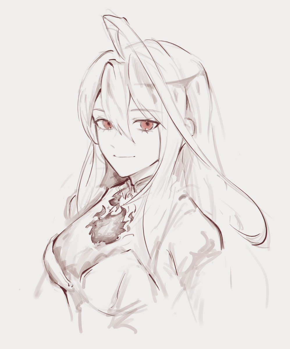 First doodle of the year 💄
 #BloodflameArt