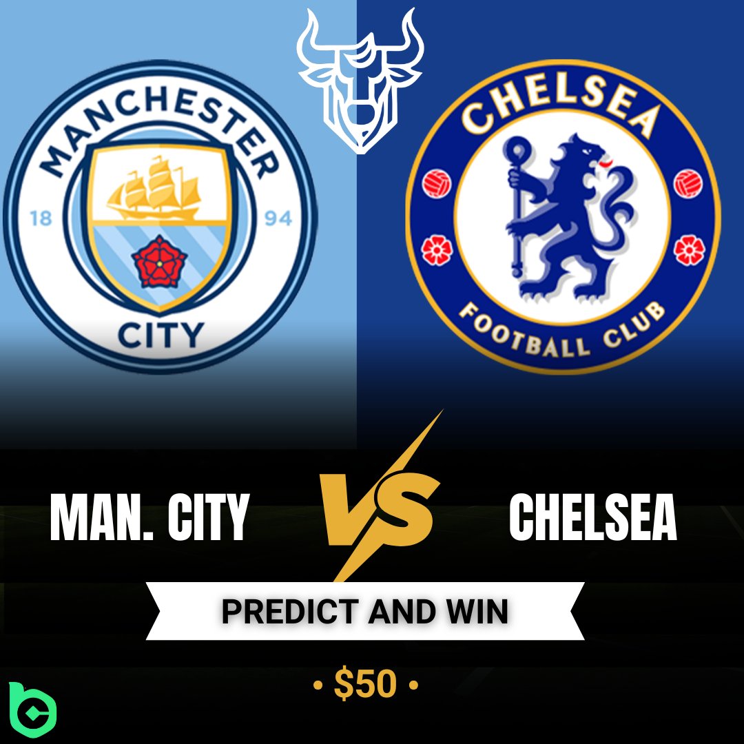GambleBulls's tweet image. 🏆Predict to Win - PREMIER LEAGUE CLASH🏆

⚽️Manchester City Vs Chelsea⚽️

Rules?
- Follow @Gamblebulls, LIKE AND REPOST THIS! 
- Anyone who comments more than once will be disqualified
- Make your predictions pre KICK OFF. 

💰WIN: $50 (5 Winners) 

👇Winners announced after…